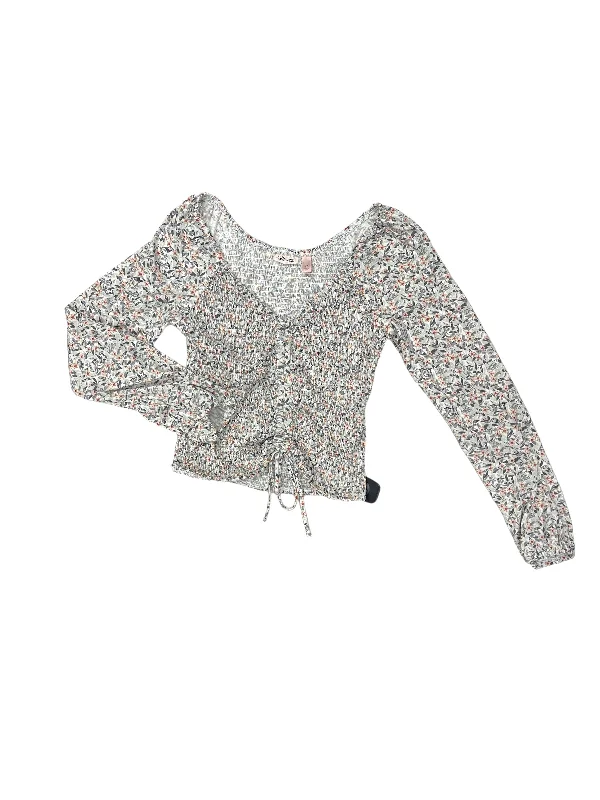 Top Long Sleeve By Clothes Mentor In Floral Print, Size: L Sophisticated Men's French