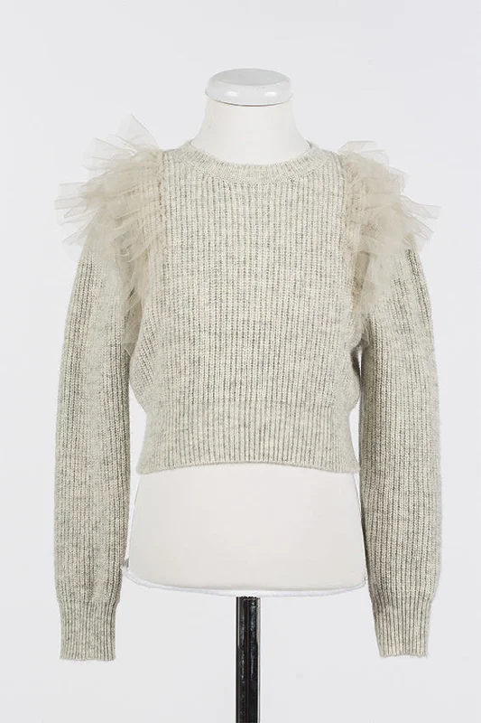 242GJ3080-SWEATER-Light Grey Beach