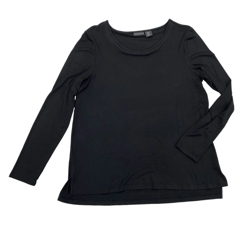 Top Ls By Tahari By Arthur Levine In Black, Size:M Masculine Men's 