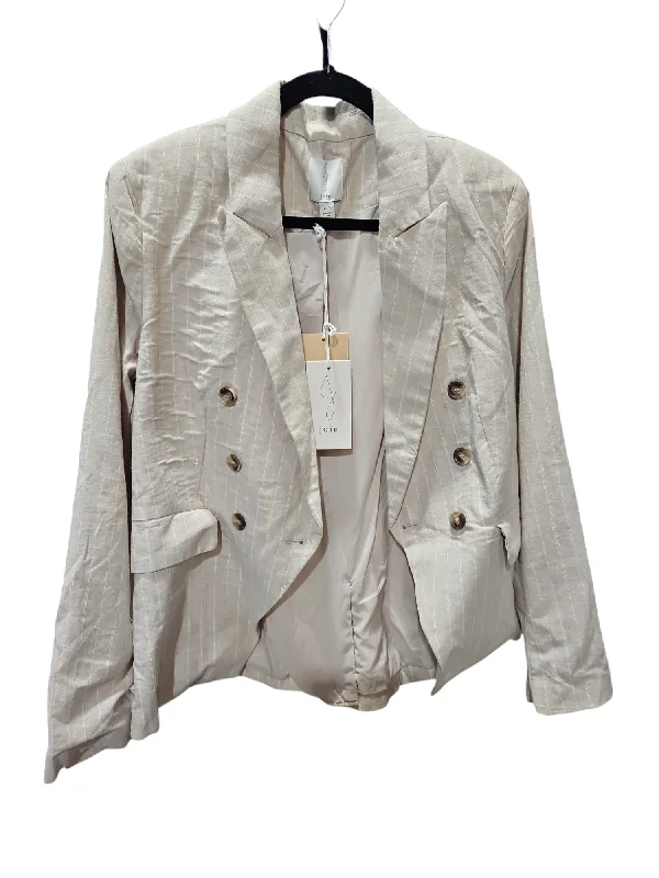Blazer By Joie In Tan, Size: L Monochromatic Office Style