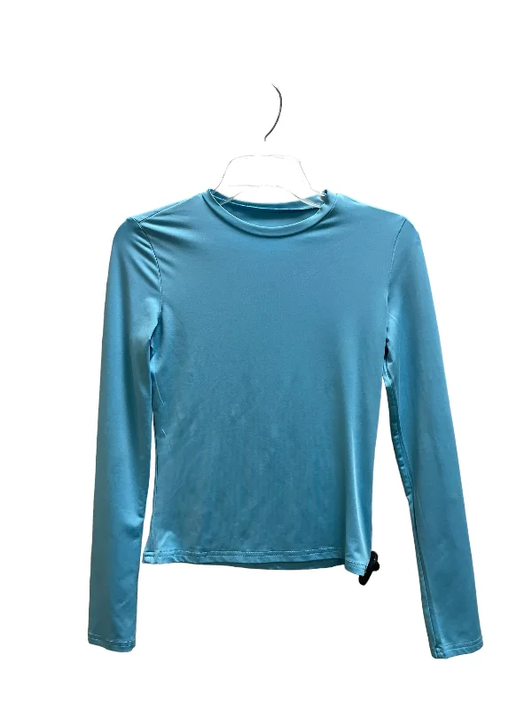 Top Long Sleeve By Clothes Mentor In Blue, Size: M Stylish Men's Tropical 