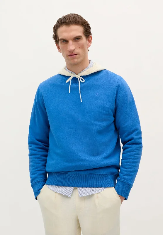 BASIC SWEATSHIRT WITH EMBROIDERED SKULL Elegant Men's Cashmere