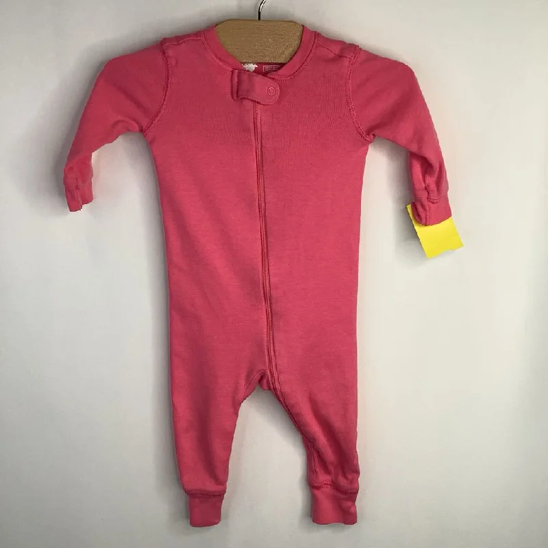 Size 6-9m: Primary Pink Long Sleeve PJS British Gentleman Style