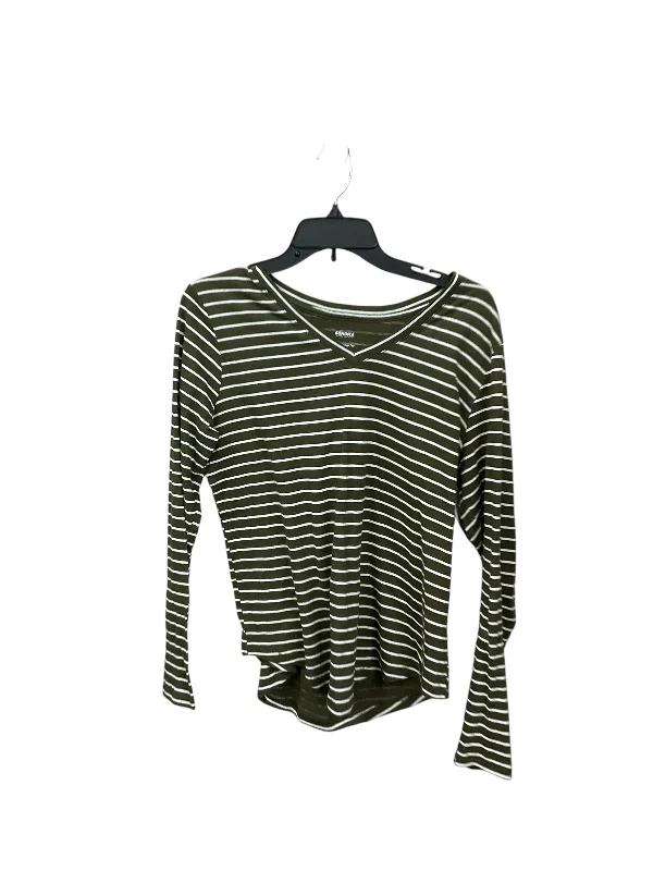 Top Long Sleeve Basic By Sonoma In Green, Size: M Youthful Men's Anime