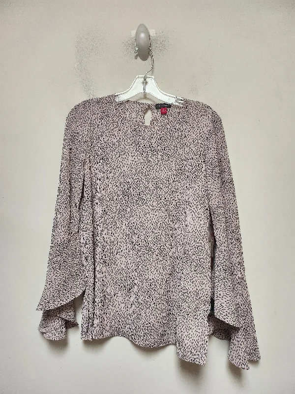Top Long Sleeve By Vince Camuto In Polkadot Pattern, Size: Xs Bold Men's Statement