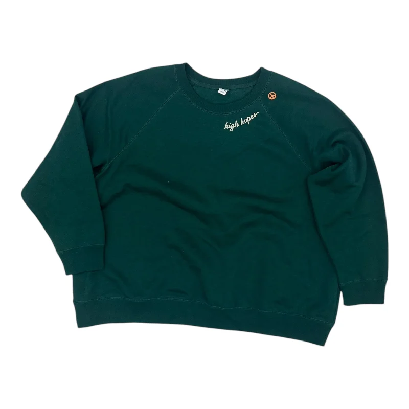 Sweatshirt Crewneck By Old Navy In Green, Size:Xxl Sleek Men's Contemporary 