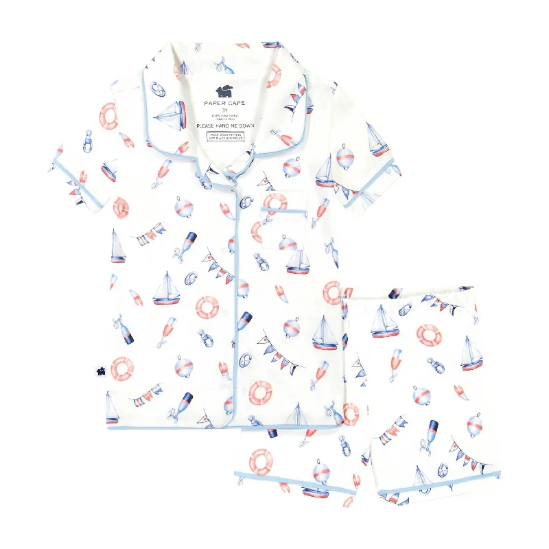 Kids' Pima Cotton Pajamas In Nautical Hip Men's Urban