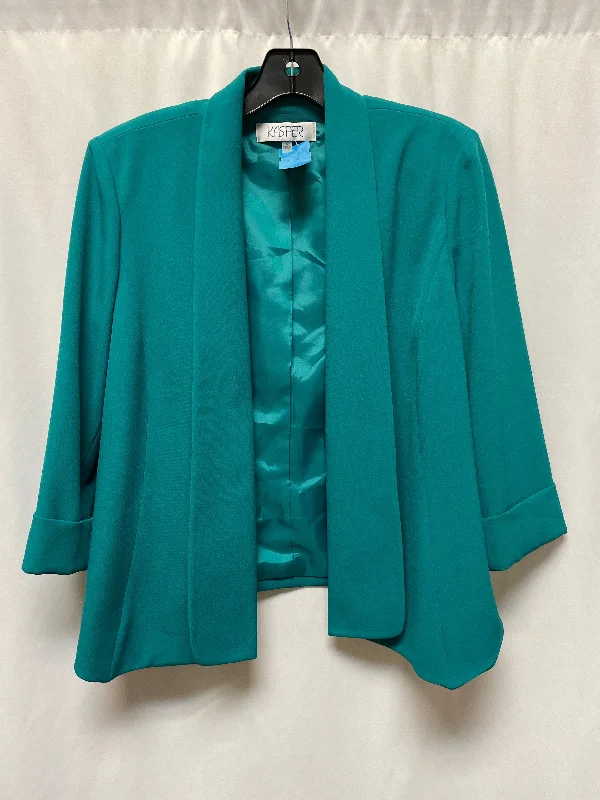 Blazer By Kasper In Teal, Size: L Dapper Men's 1920S