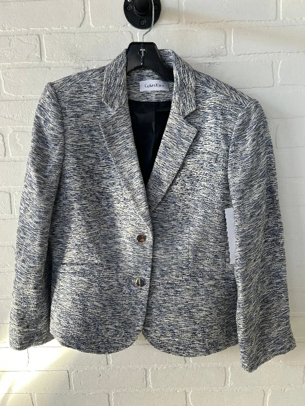 Blazer By Calvin Klein In Blue, Size: L Earthy Men's Hemp