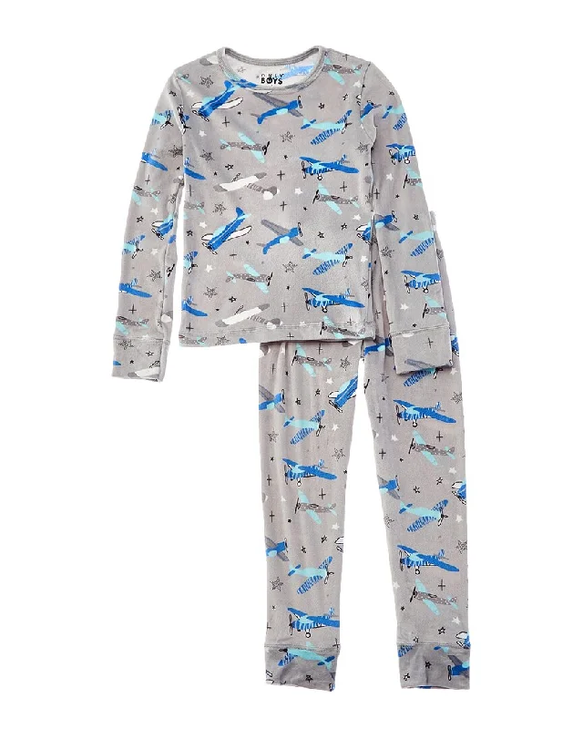 Only Boys 2pc Luxe Goals Snug Fit Pajama Set Bold Men's Animal
