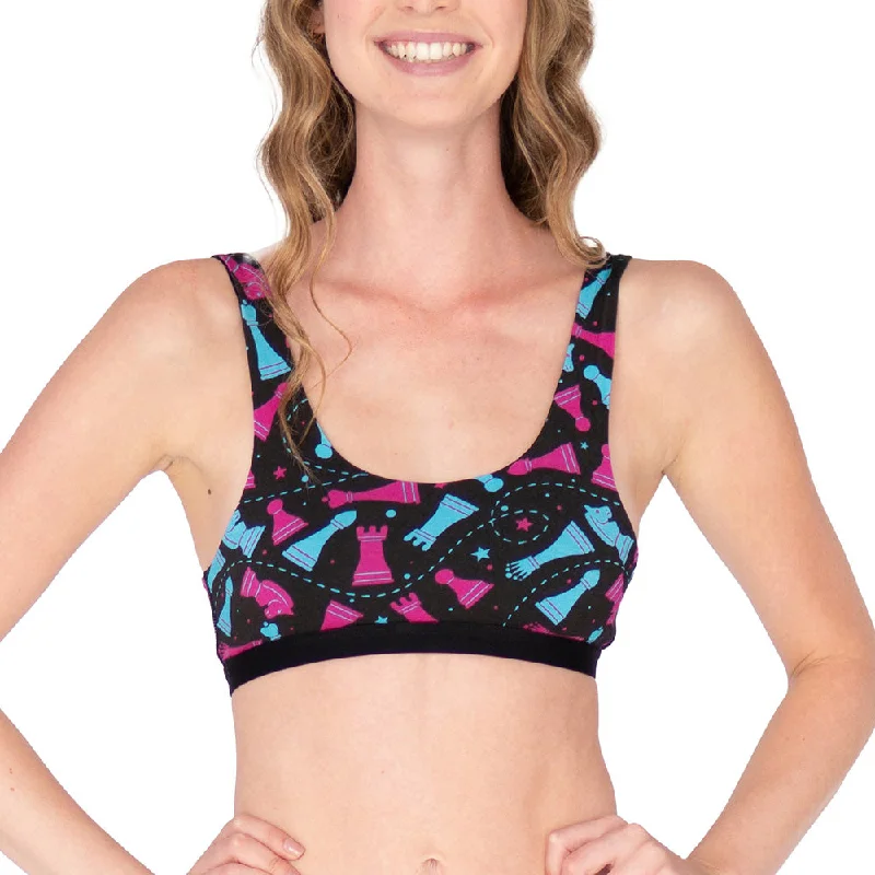 Checkmate - U-Back Bralette Monochromatic Office Style
