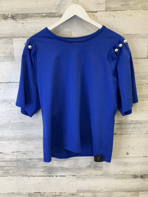 Top 3/4 Sleeve By Chicos In Blue, Size: L Luxurious Men's High