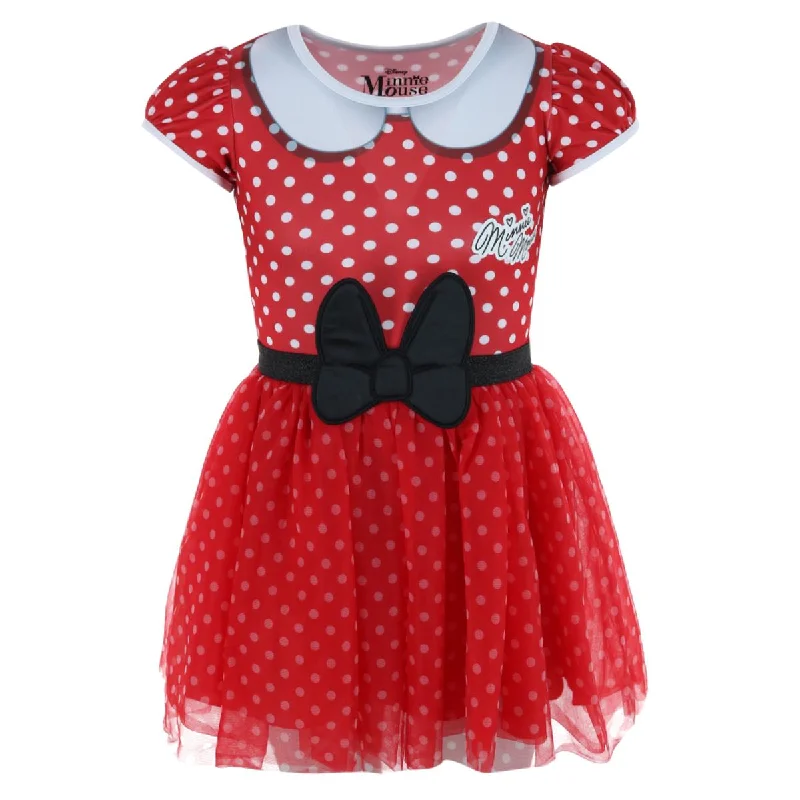 Girl's Disney Minnie Mouse Polka Dot Cosplay Tutu Dress Classic Men's Pin
