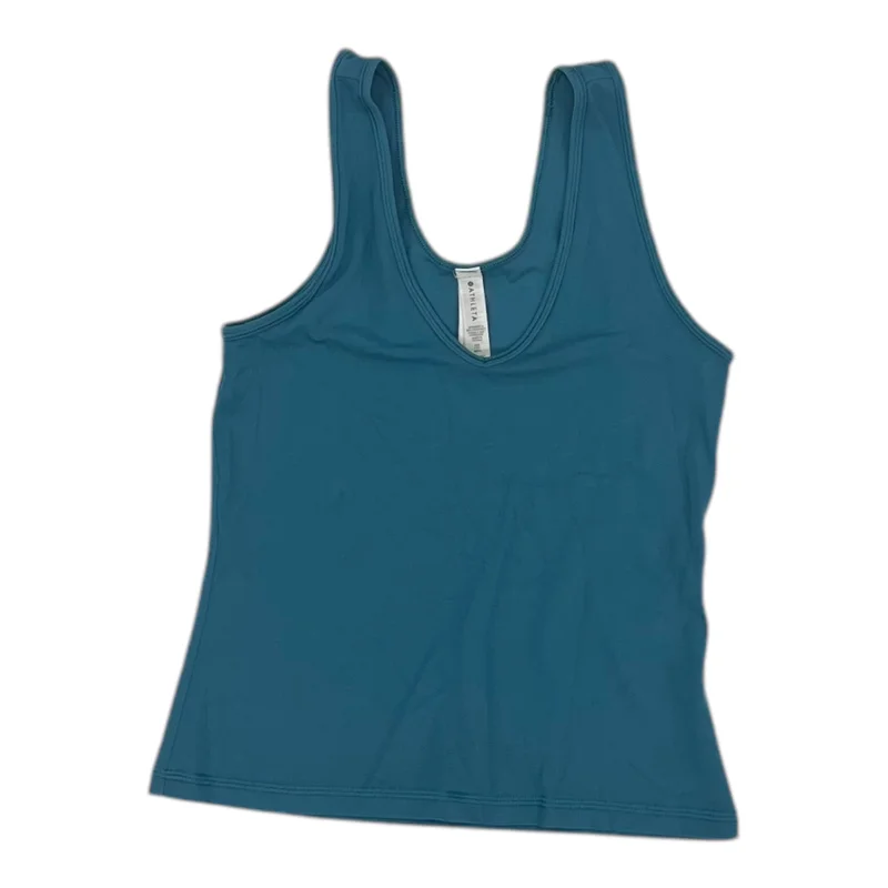 Athletic Tank Top By Athleta In Blue, Size:Xxs Dynamic Men's Glow