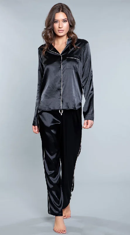 Tessa Satin Pajama Pant Set Cool Men's Skate