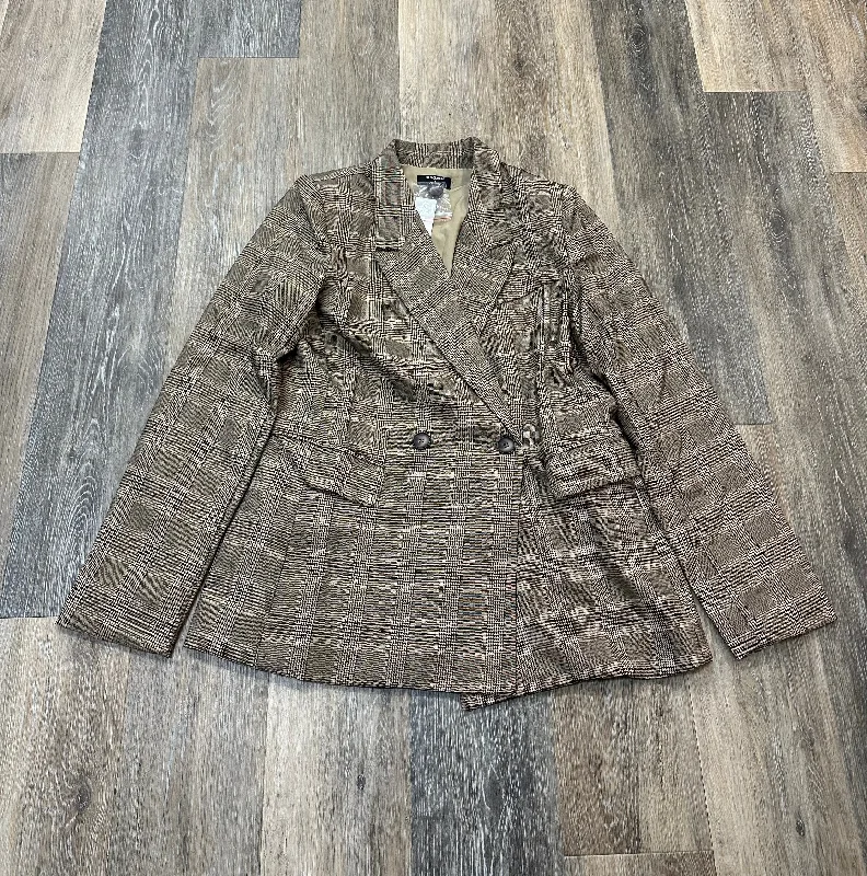 Blazer By The Workshop In Brown, Size: M Hip Men's Urban
