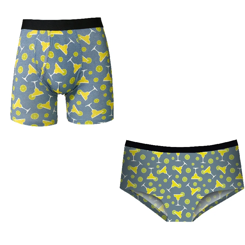 Matching Pairs Cheeky/Boxer - HappyHour Sleek Men's Contemporary 