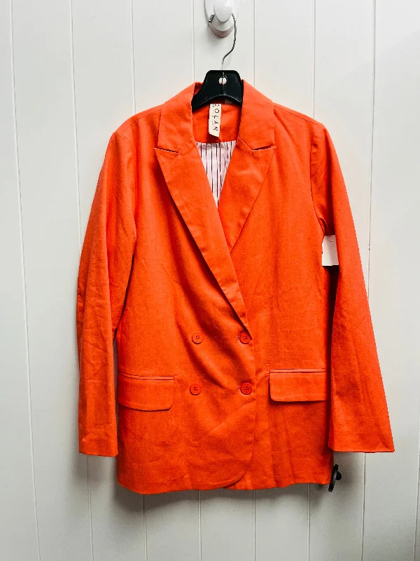 Blazer By Anthropologie In Orange, Size: M Stylish Men's Neon