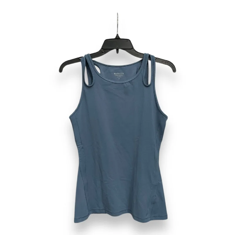 Athletic Tank Top By Athleta In Blue, Size: M Traditional Men's Wool