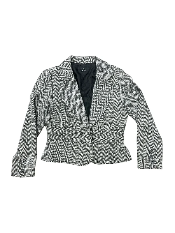 Blazer By Eci In Black & Cream, Size: L Refined Men's Classic 