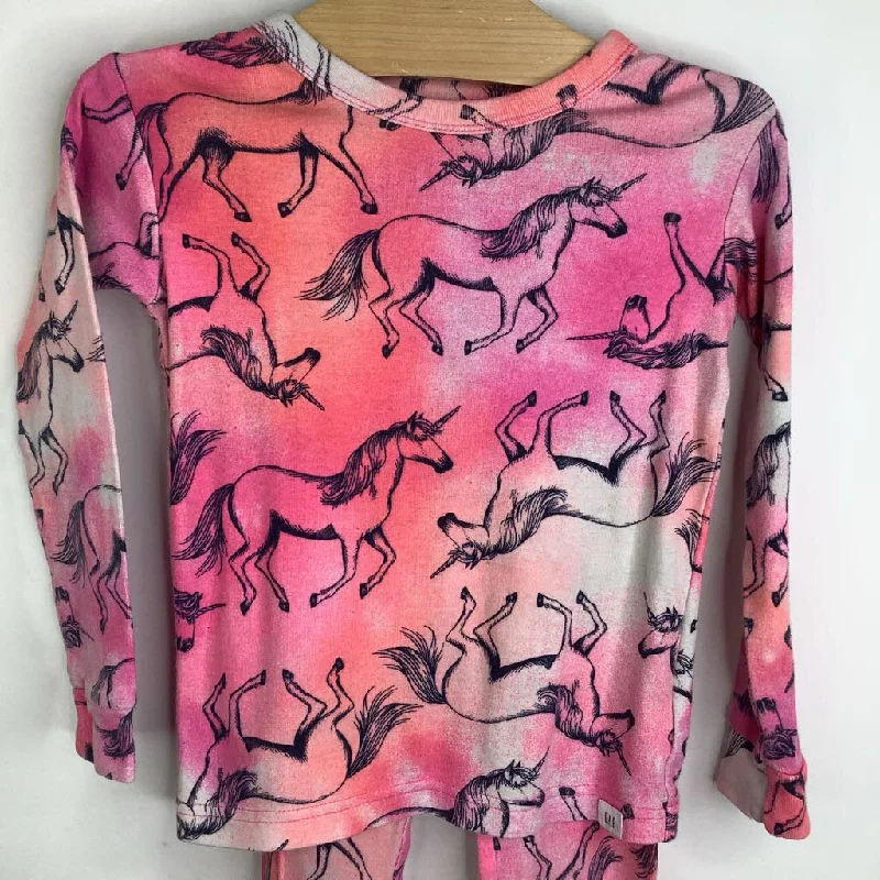 Size 14: Gap Hot Pink/Orange Long Sleeve 2pc PJS Polished Men's Satin