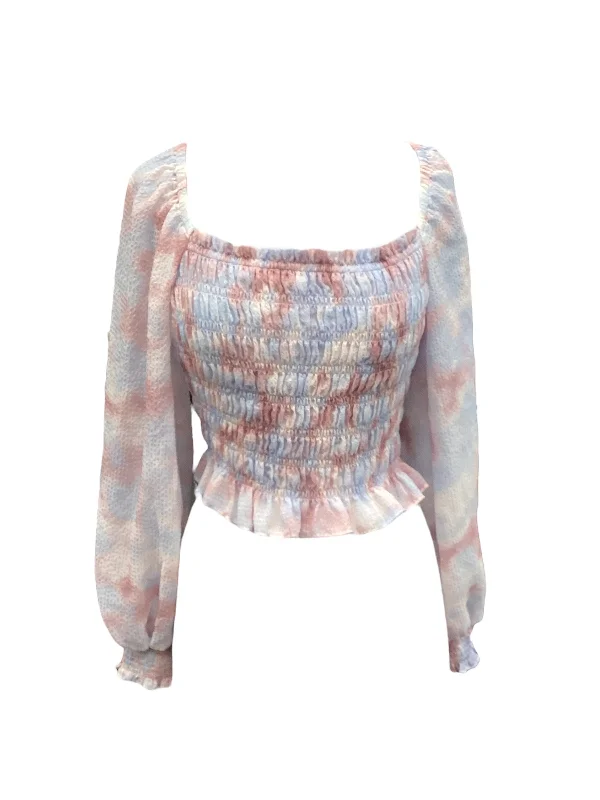 Top Long Sleeve By Clothes Mentor In Tie Dye Print, Size: S Traditional Men's Wool