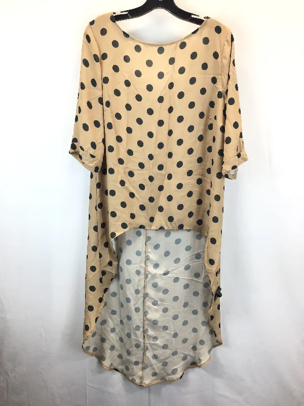 Top 3/4 Sleeve By Sweet Pea In Beige, Size: M Practical Men's Multi