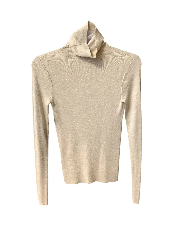 Top Long Sleeve By Zara In Champagne, Size: S Earthy Men's Hemp