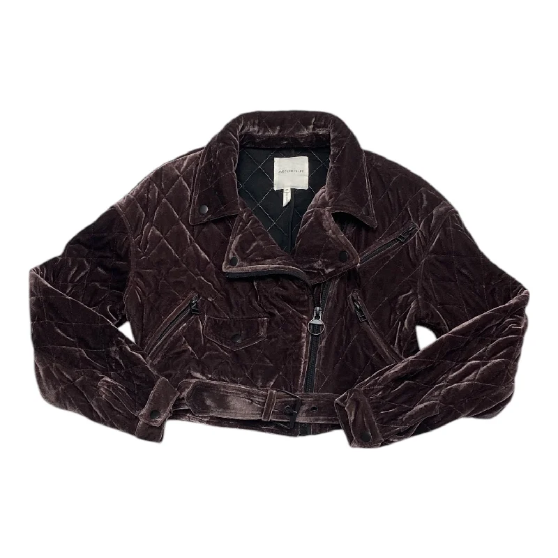 Blazer By Avec Les Filles In Purple, Size: Xs Dynamic Men's Moto