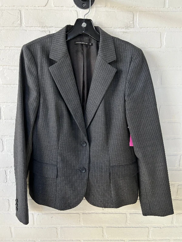 Blazer By Club Monaco In Grey, Size: L Confident Men's Power