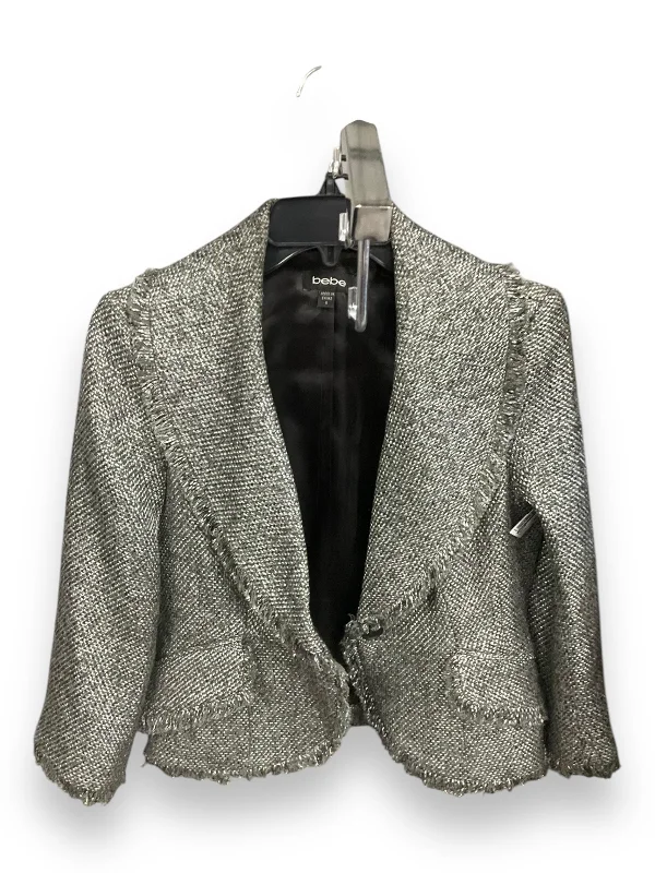 Blazer By Bebe In Grey, Size: 6 Sharp Men's Italian