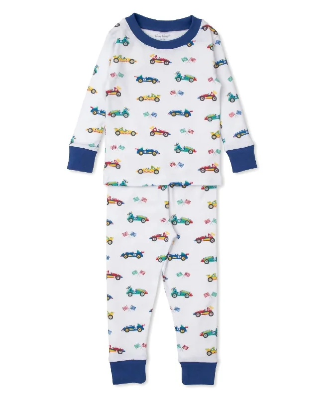 Kids' Race Car Rally Pajama Set In Multi Youthful Men's Pop