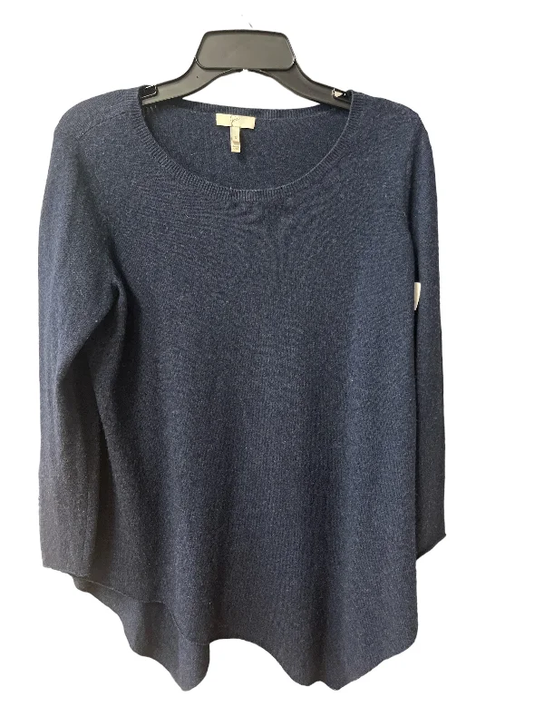 Top Long Sleeve Basic By Joie In Navy, Size: S Organic
