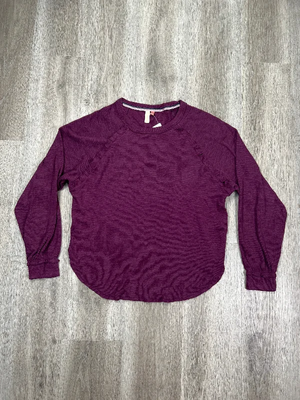 Top Long Sleeve By Pilcro In Purple, Size: Xs Stylish Men's Tropical 