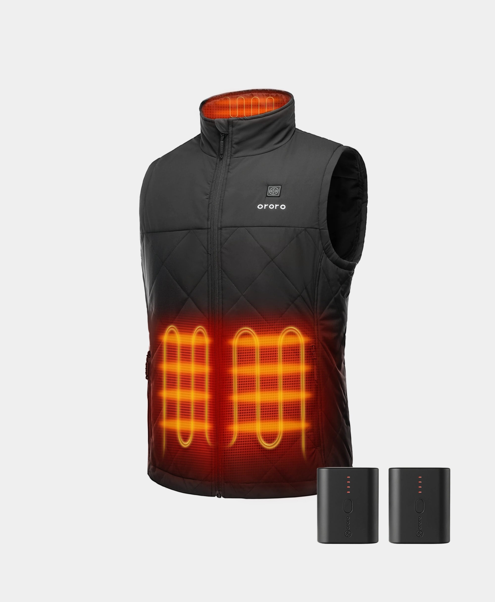 Bundle Deal - Men's Heated Quilted Vest  & Extra Mini 5K Battery Streetwear Style