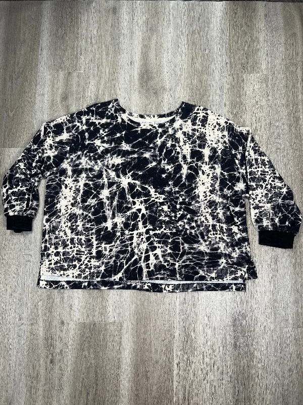 Black & Cream Sweatshirt Crewneck Target-designer, Size 2x Cozy Men's Winter