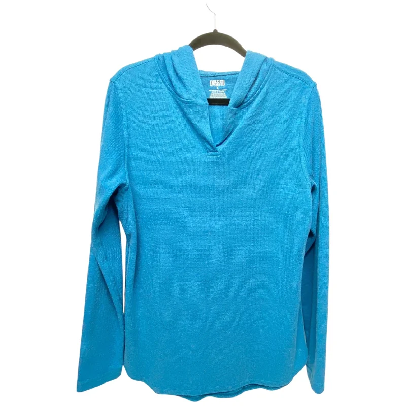 Sweatshirt Hoodie By Duluth Trading In Blue, Size: L Tough Men's Military