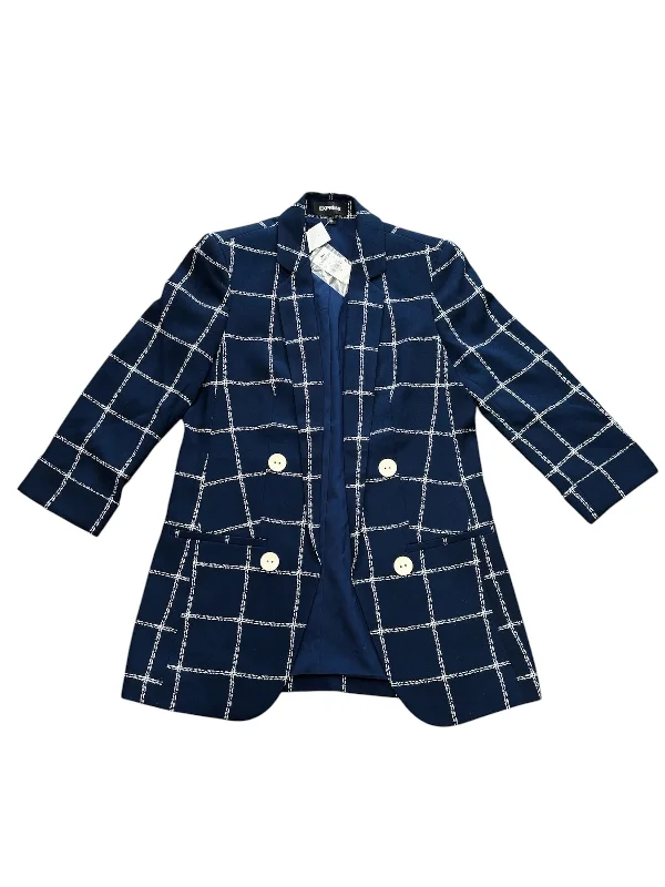 Blazer By Express In Navy, Size: Xs Stylish Men's Tropical 