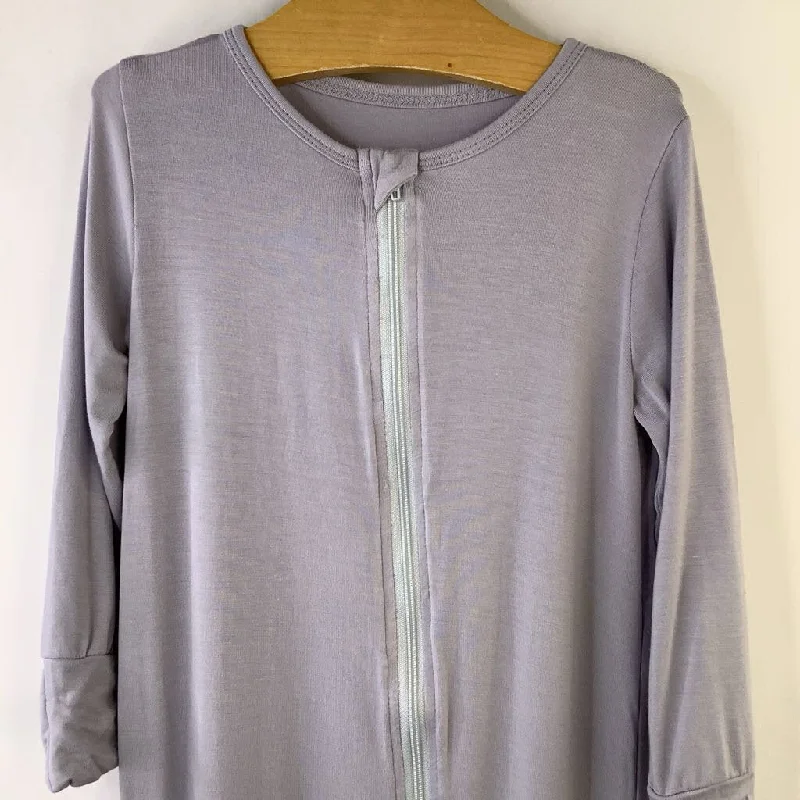 Size 12-18m: Light Grey Footed Long Sleeve 1pc PJS Monochromatic Office Style