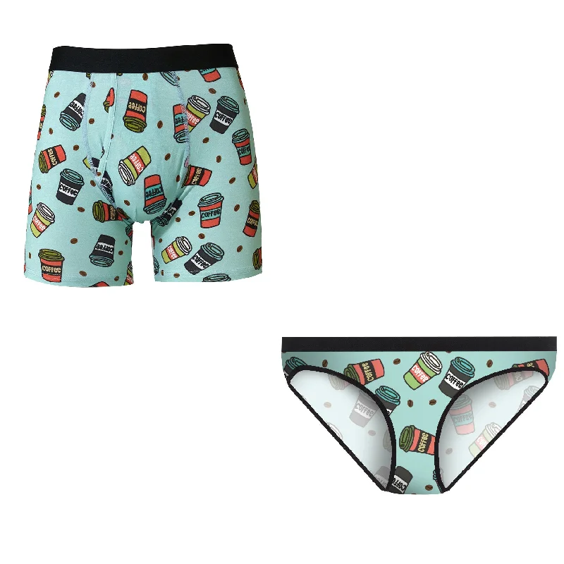 Matching Pairs - Coffee Cool Men's Distressed