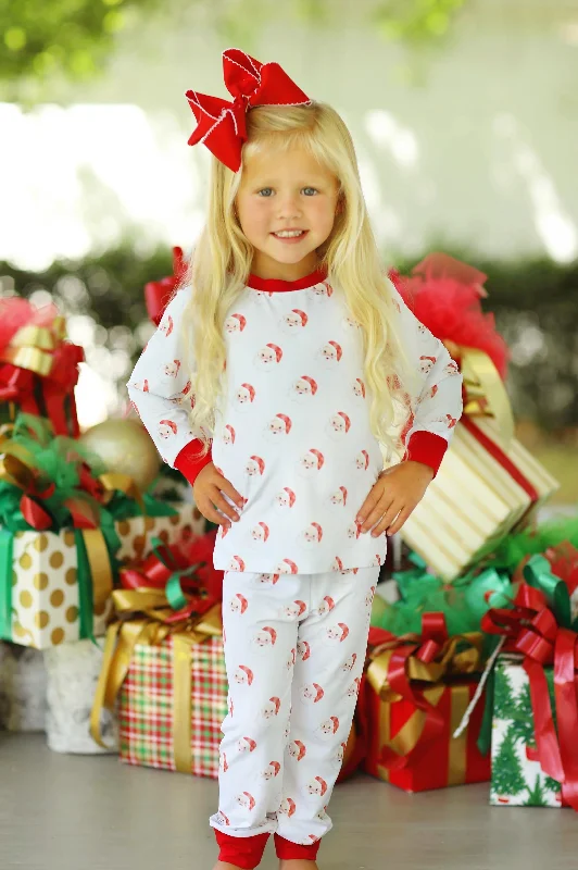 Preorder BLP0751 NO MOQ Santa Claus red and white long sleeve pants pajamas set Hip Men's Urban Preorder BLP0751 NO MOQ Santa Claus red and white long sleeve pants pajamas set Hip Men's Urban