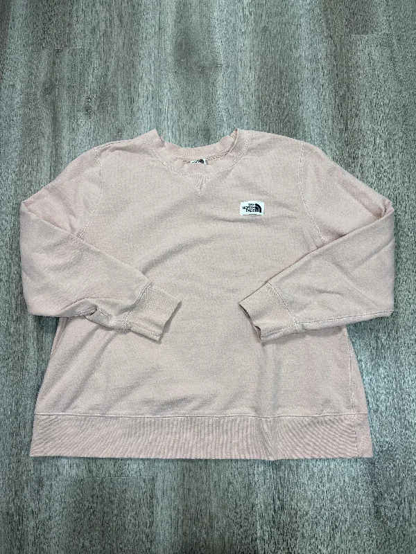 Sweatshirt Crewneck By The North Face In Pink, Size: 2x Athletic Men's Compression