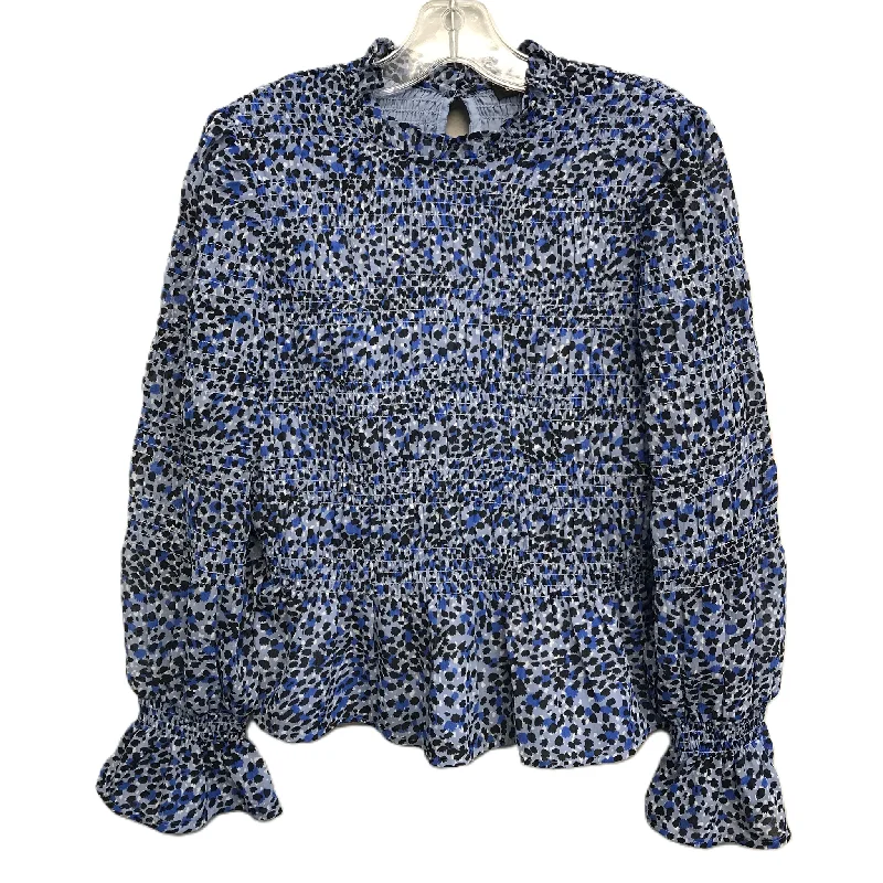 Top Long Sleeve By Express In Animal Print, Size: S Confident Men's Power