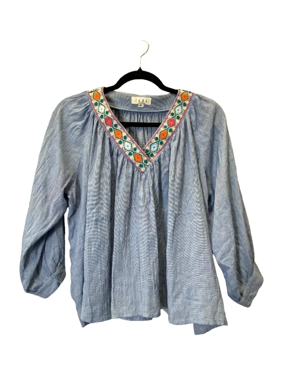 Top Long Sleeve By Cmc In Geometric Pattern, Size: S Refined Men's Classic 