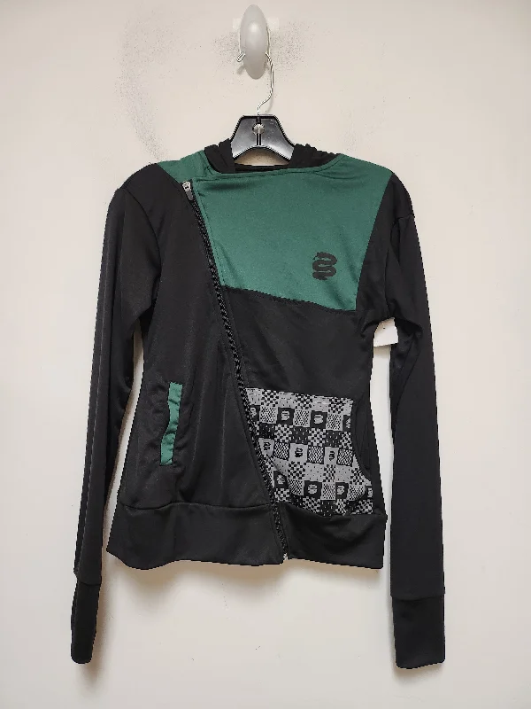 Top Long Sleeve By Clothes Mentor In Black & Green, Size: Xs Vacation