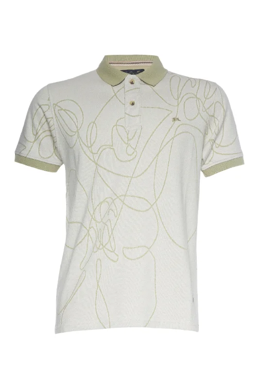 Jacques | Jacquard Knit Polo Elegant Men's Formal 