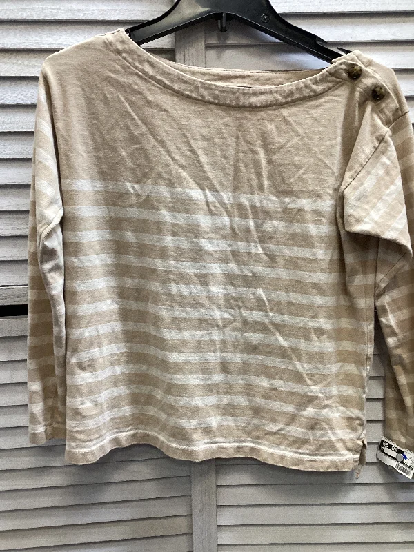 Top 3/4 Sleeve By J Crew In Tan, Size: Xs Dapper Men's Bow