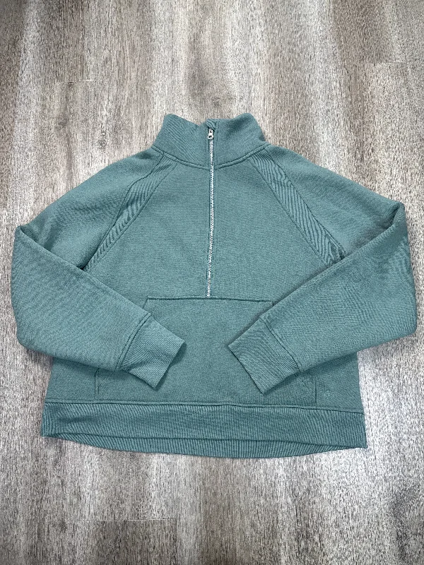 Sweatshirt Collar By Danskin In Green, Size: Xl Vacation