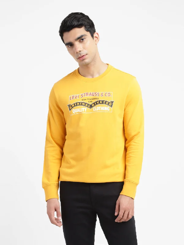 Men's Graphic Print Crew Neck Sweatshirt Tough Men's Military