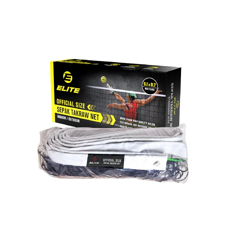 Elite Official Sepak Takraw Net Monochromatic All